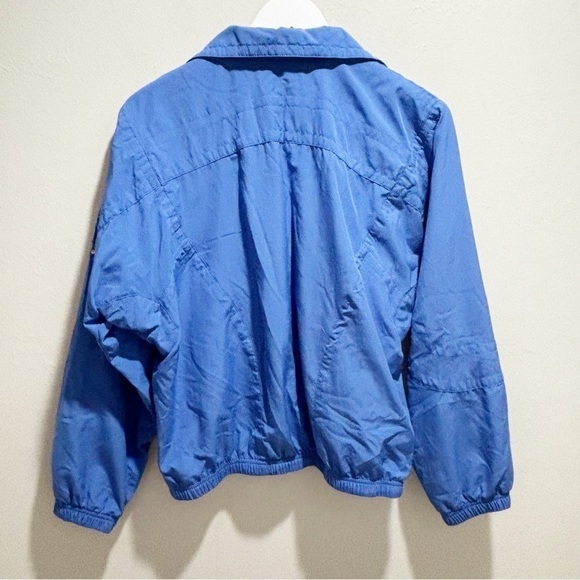 Vintage KAELIN Women’s Blue Lined Ski Jacket Logo Zip Pockets 1980s Size Small - Picture 2 of 6